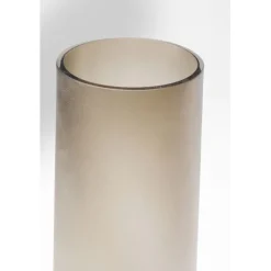 Vase Noble Ring marron mat 40cm