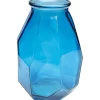 Vase Origami bleu 35cm