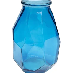 Vase Origami bleu 35cm