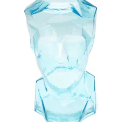 Vase Prisma Face bleu clair 30cm