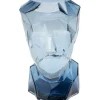Vase Prisma Face bleu 30cm