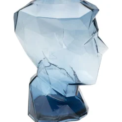 Vase Prisma Face bleu 30cm