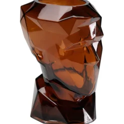 Vase Prisma Face marron 30cm