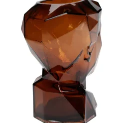 Vase Prisma Face marron 30cm