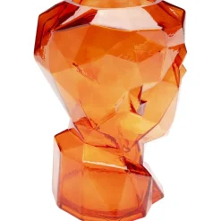 Vase Prisma Face orange 30cm