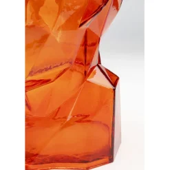 Vase Prisma Face orange 30cm
