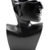 Vase Rostro Side noir 27cm