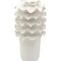 Vase Viento blanc 39cm