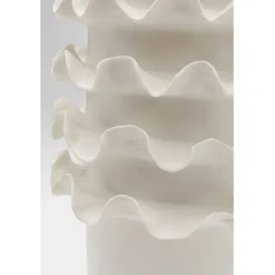 Vase Viento blanc 39cm