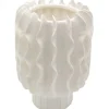 Vase Viento blanc 26cm
