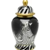 Vase Zebra Face 38cm