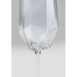 Verre à champagne Diamond Gold Rim