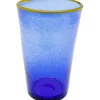 Verre à eau Bubbles blue 14cm
