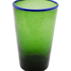 Verre à eau Bubbles vert 14cm