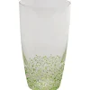 Verre à eau Confetti vert 15 cm