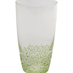 Verre à eau Confetti vert 15 cm