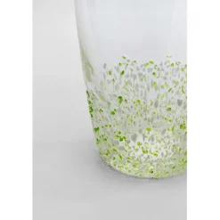Verre à eau Confetti vert 15 cm