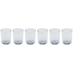Verre à eau Electra argenté