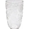 Verre à eau Ice Flowers clair