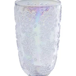 Verre à eau Ice Flowers colore