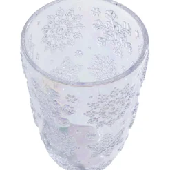 Verre à eau Ice Flowers colore