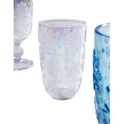 Verre à eau Ice Flowers colore