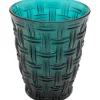 Verre à eau Tissue pétrole10cm