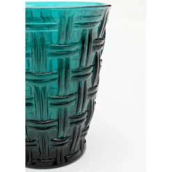Verre à eau Tissue pétrole10cm