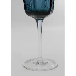 Verre à vin blanc Cascata bleu