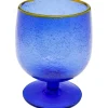 Verre à vin Bubbles bleu