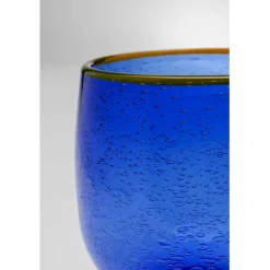 Verre à vin Bubbles bleu