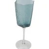Verre à vin Cascata bleu