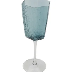 Verre à vin Cascata bleu