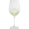 Verre à vin Confetti vert 24 cm