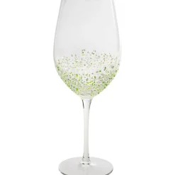 Verre à vin Confetti vert 24 cm