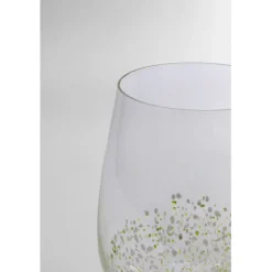 Verre à vin Confetti vert 24 cm