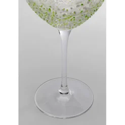 Verre à vin Confetti vert 24 cm