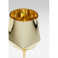 Verre à vin Diamond doré