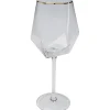 Verre à vin Diamond doré Rim