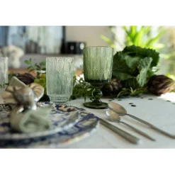 Verre à vin Fogli vert