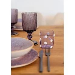 Verre à vin Fogli violet