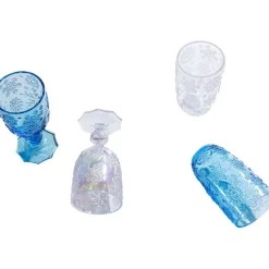 Verre à vin Ice Flowers colore