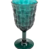 Verre à vin Tissue pétrole 17cm