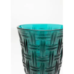 Verre à vin Tissue pétrole 17cm