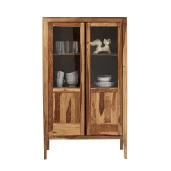 Vitrine Brooklyn nature 2-portes