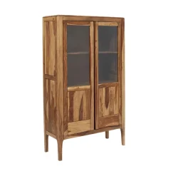 Vitrine Brooklyn nature 2-portes