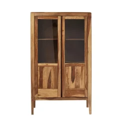 Vitrine Brooklyn nature 2-portes
